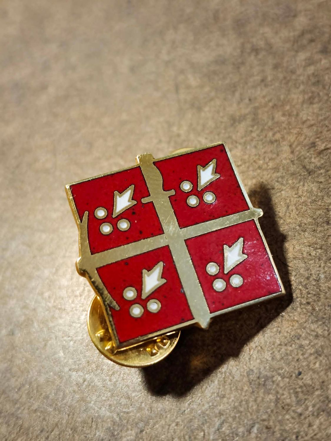 US Army 937th Engineer Group Unit Insignia Pin