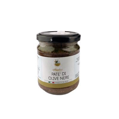 Paté di olive nere da 180 gr