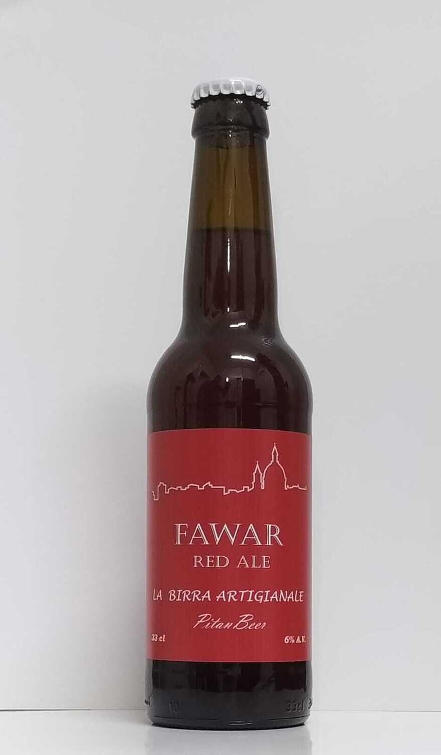 Birra Artigianale &quot;FAWAR RED&quot; 33cl