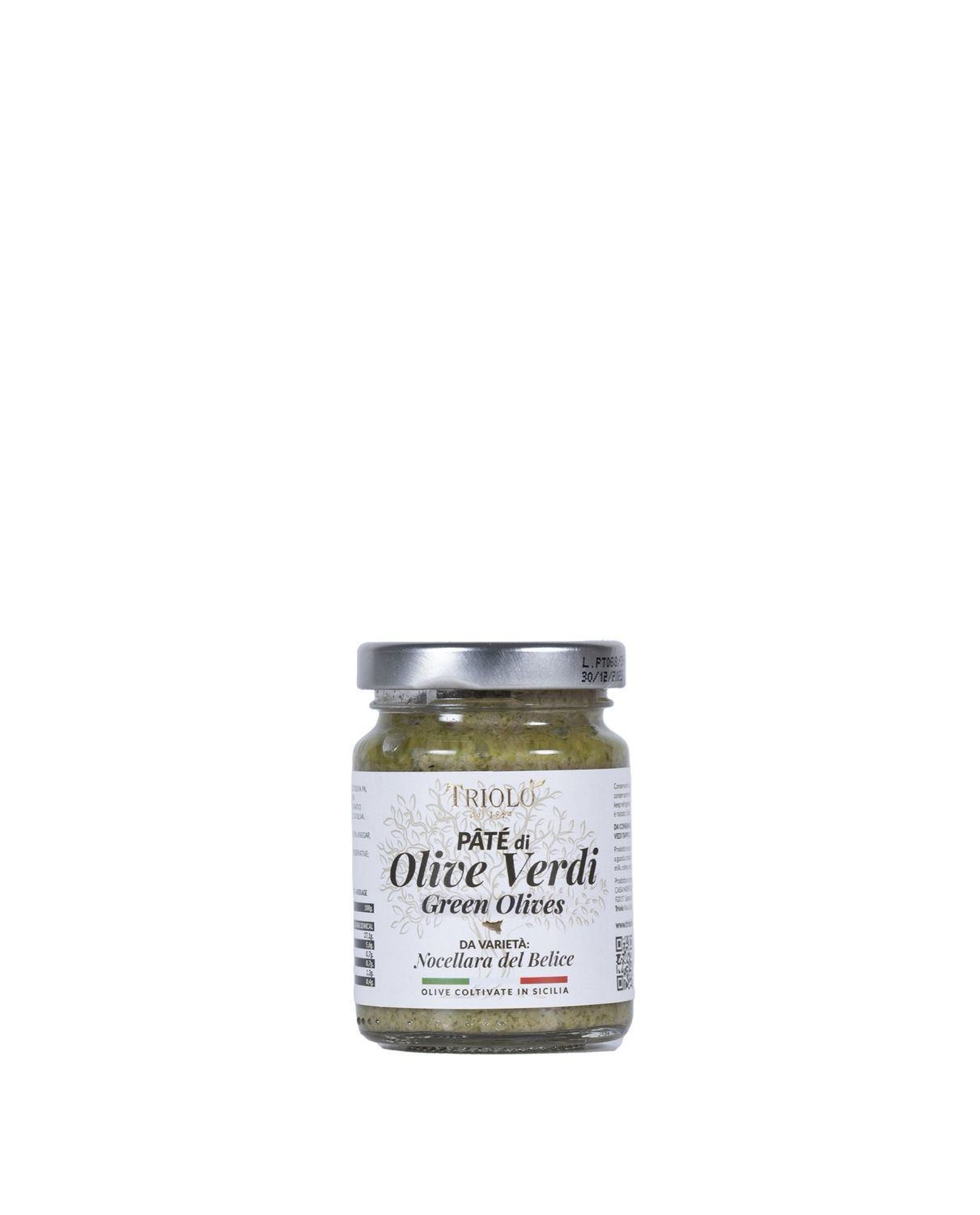 ​PATÈ DI OLIVE VERDI da 90gr.