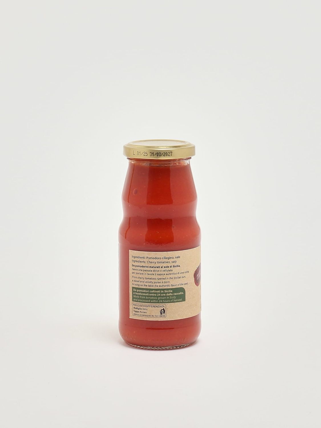 Passata di pomodoro Piccadilly SICCAGNOM di Valledolmo