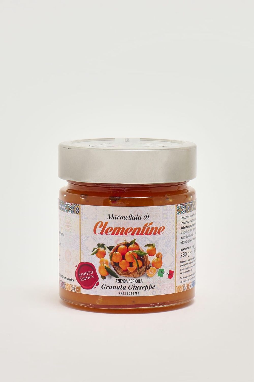 Marmellata di Clementine Valledolmo