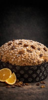 Colomba Artigianale TRADIZIONALE con arancia siciliana ed uvetta