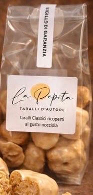 Taralli ricoperti alla nocciola