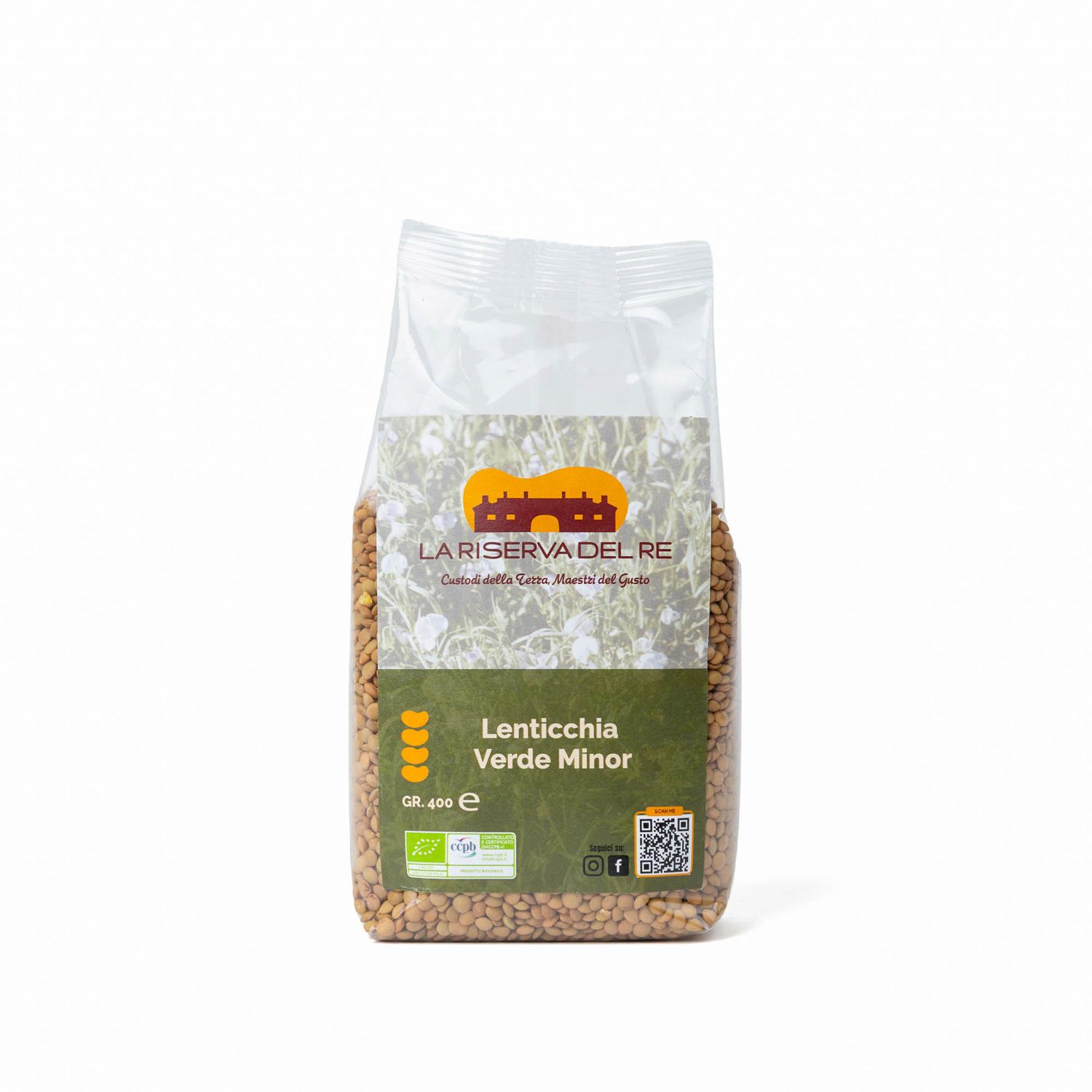 Lenticchie Verdi Minor BIO da 400gr