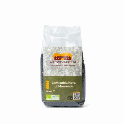 Lenticchie Nere di Monreale BIO da 400 gr