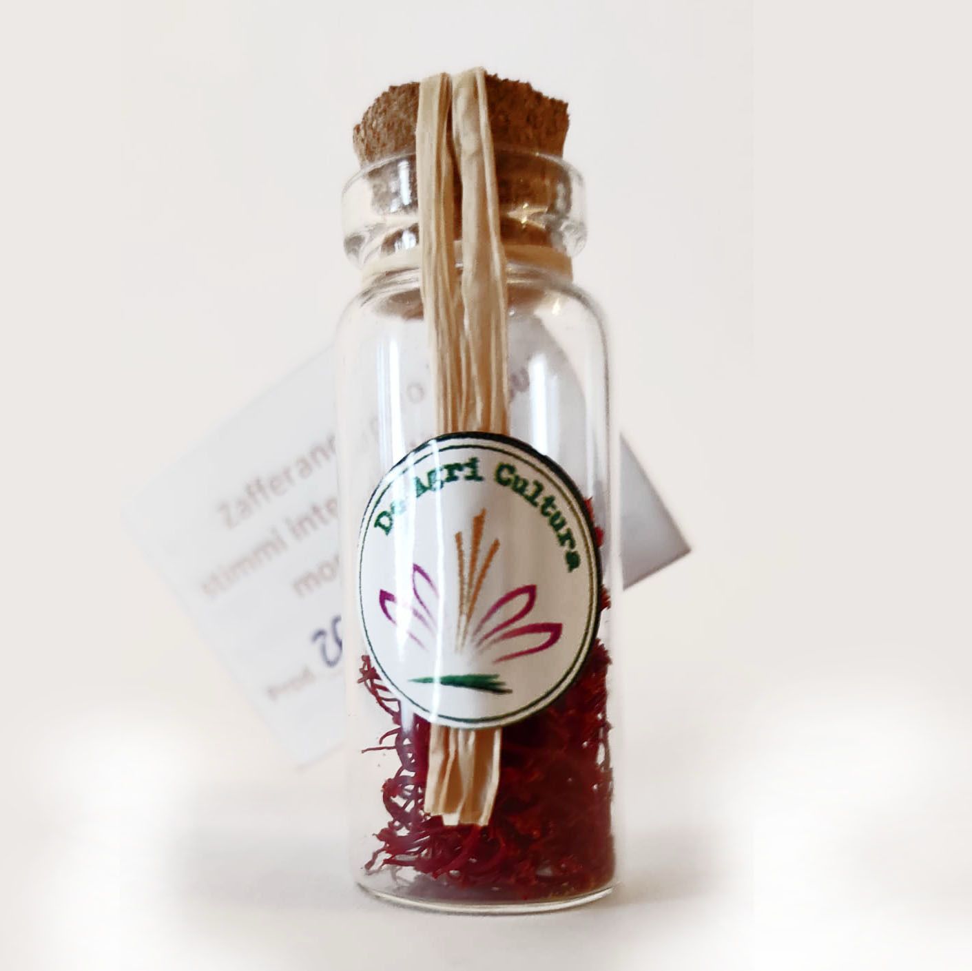 Zafferano biologico puro in stimmi interi, boccetta da 0,30gr