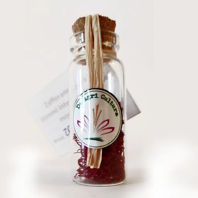 Zafferano biologico puro in stimmi interi, boccetta da 0,15gr