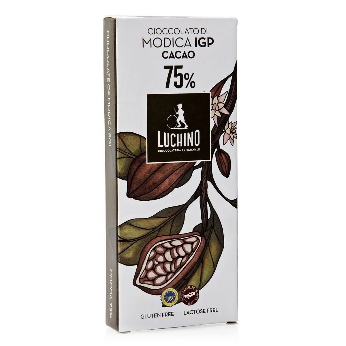 Cioccolato di Modica IGP – Cacao 75% 100gr.