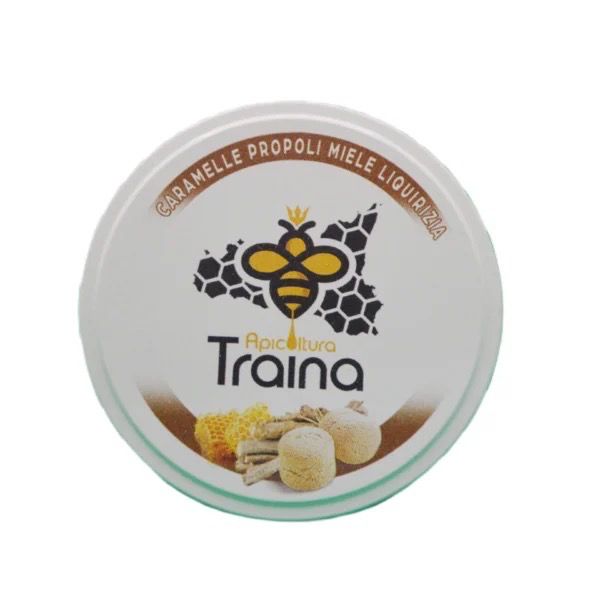 Caramelle propoli, miele e liquirizia