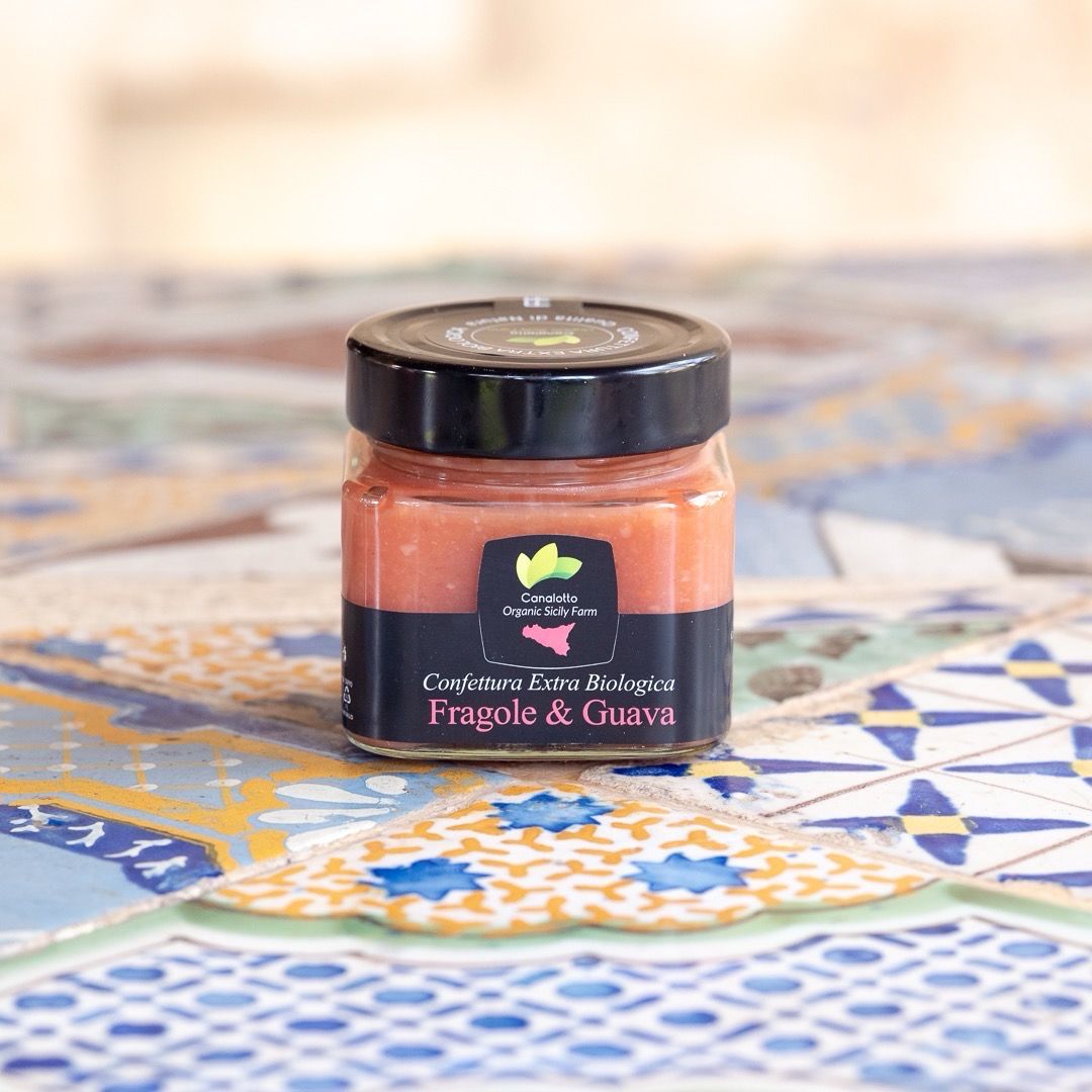 Confettura Extra Biologica di Fragole e Guava