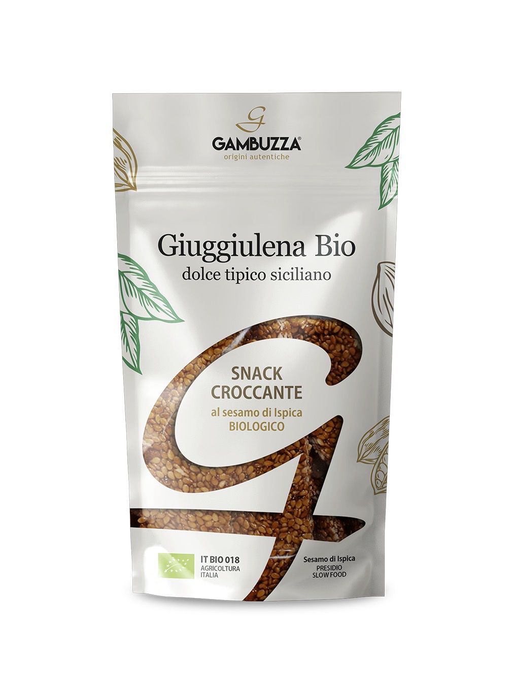 GIUGGIULENA – CROCCANTE AL SESAMO BIO 90gr.