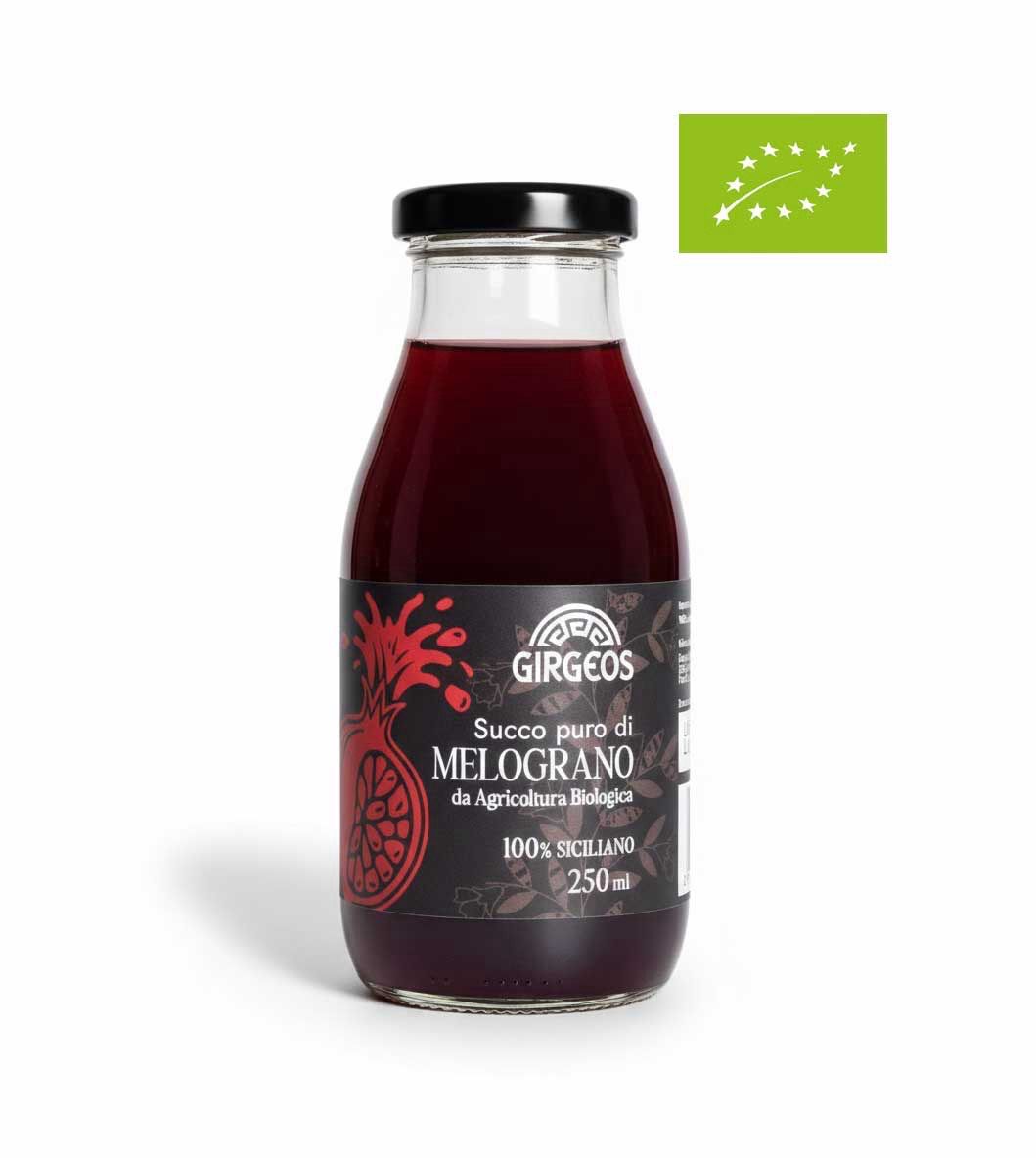 Succo Puro di Melograno BIO “Girgeos” 100 % SICILIANO