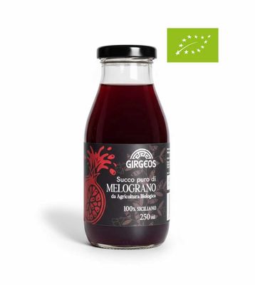 Succo Puro di Melograno BIO “Girgeos” 100 % SICILIANO