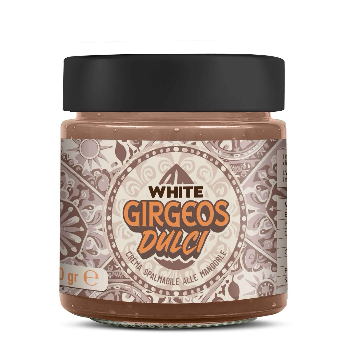 Crema spalmabile alle mandorle WHITE Girgeos