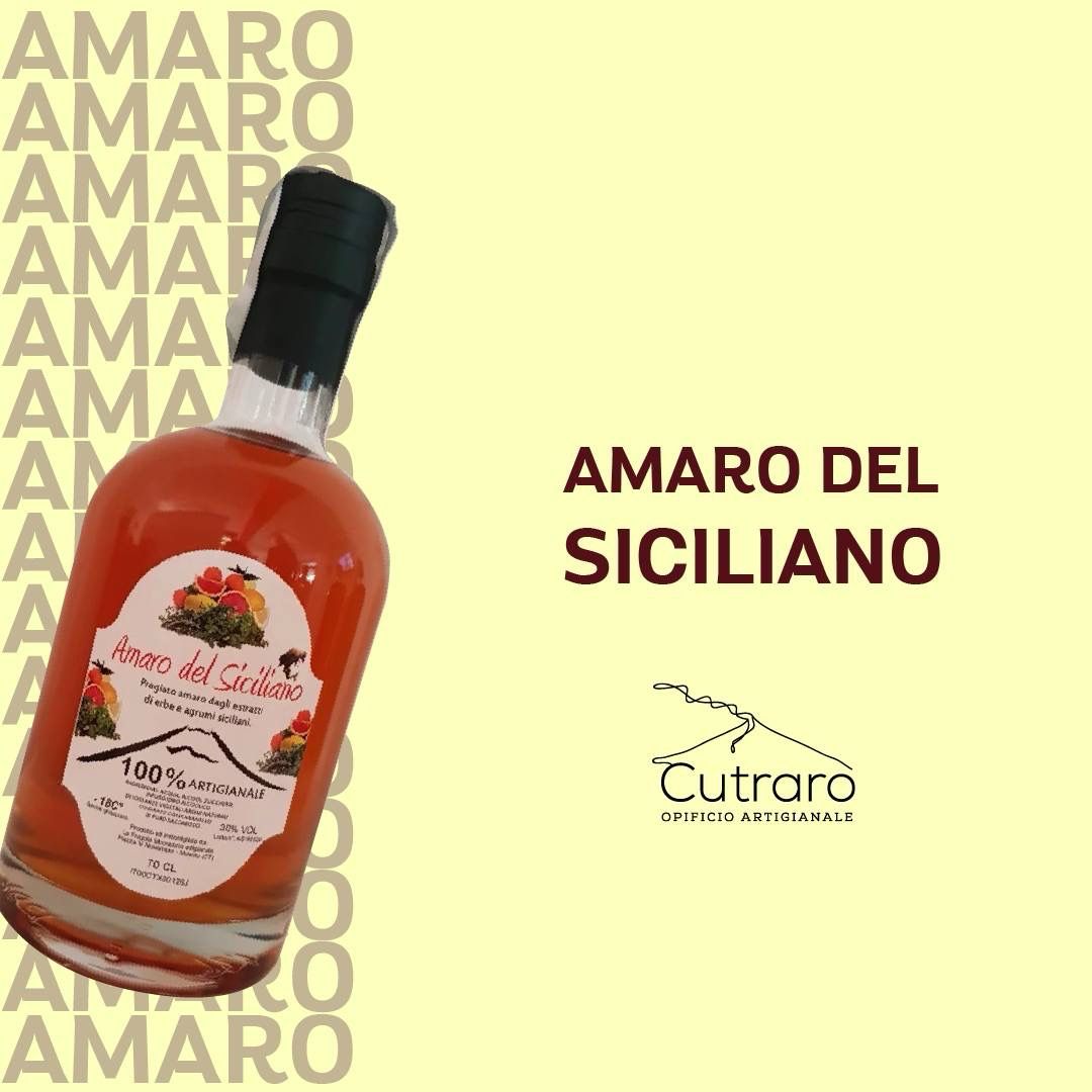 Amaro del Siciliano 100%  artigianale 70cl