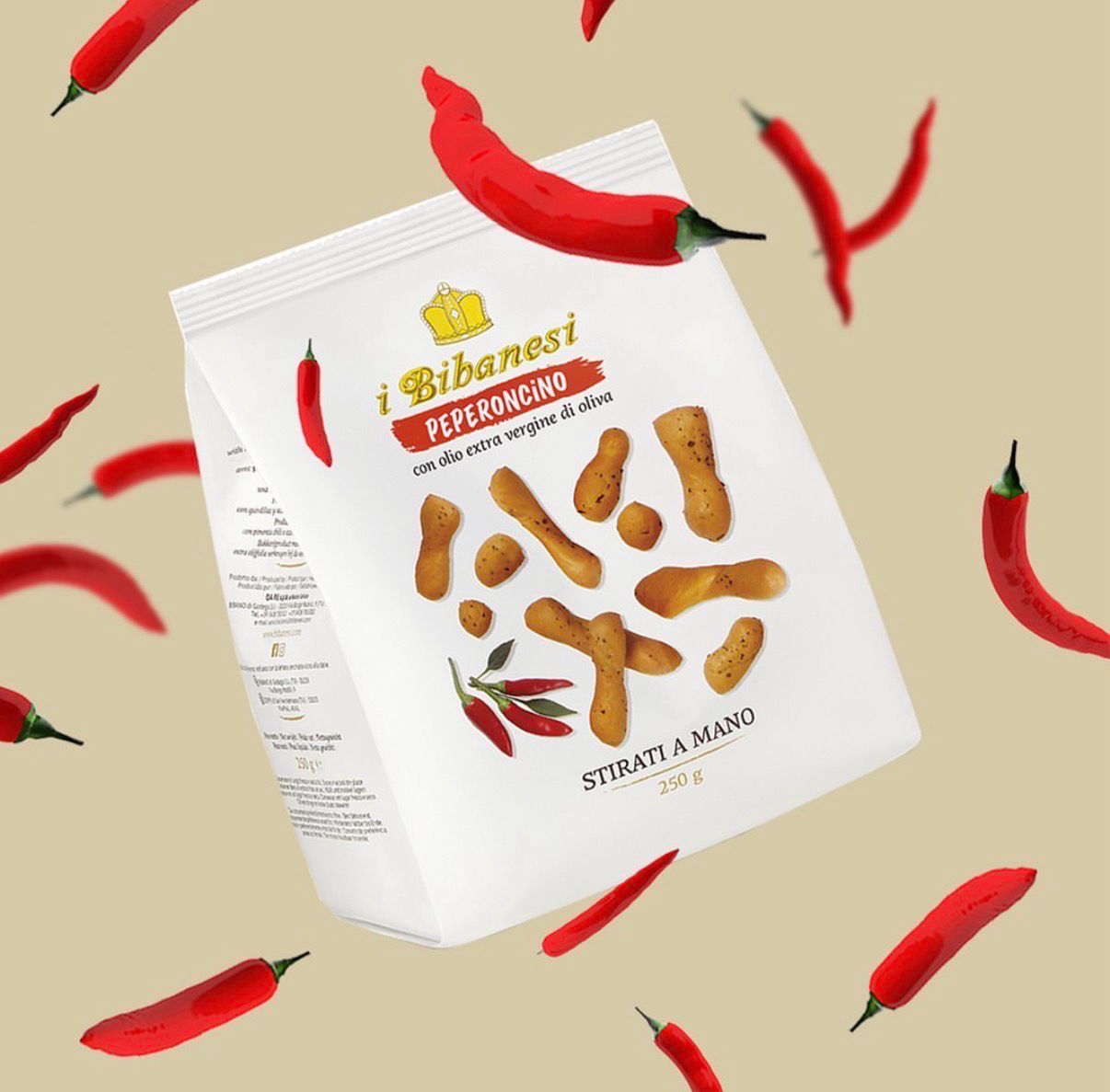 I Bibanesi al PEPERONCINO 250gr.