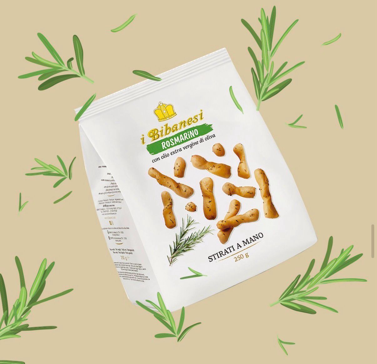 I BIibanesi al Rosmarino 250 gr.