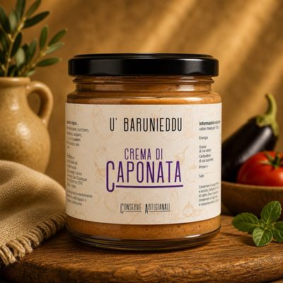 Crema di caponata 90gr.