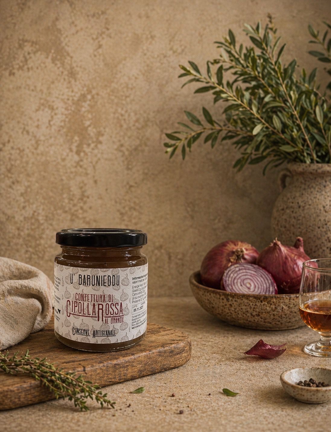 Confettura di Cipolla Rossa al brandy 200gr.