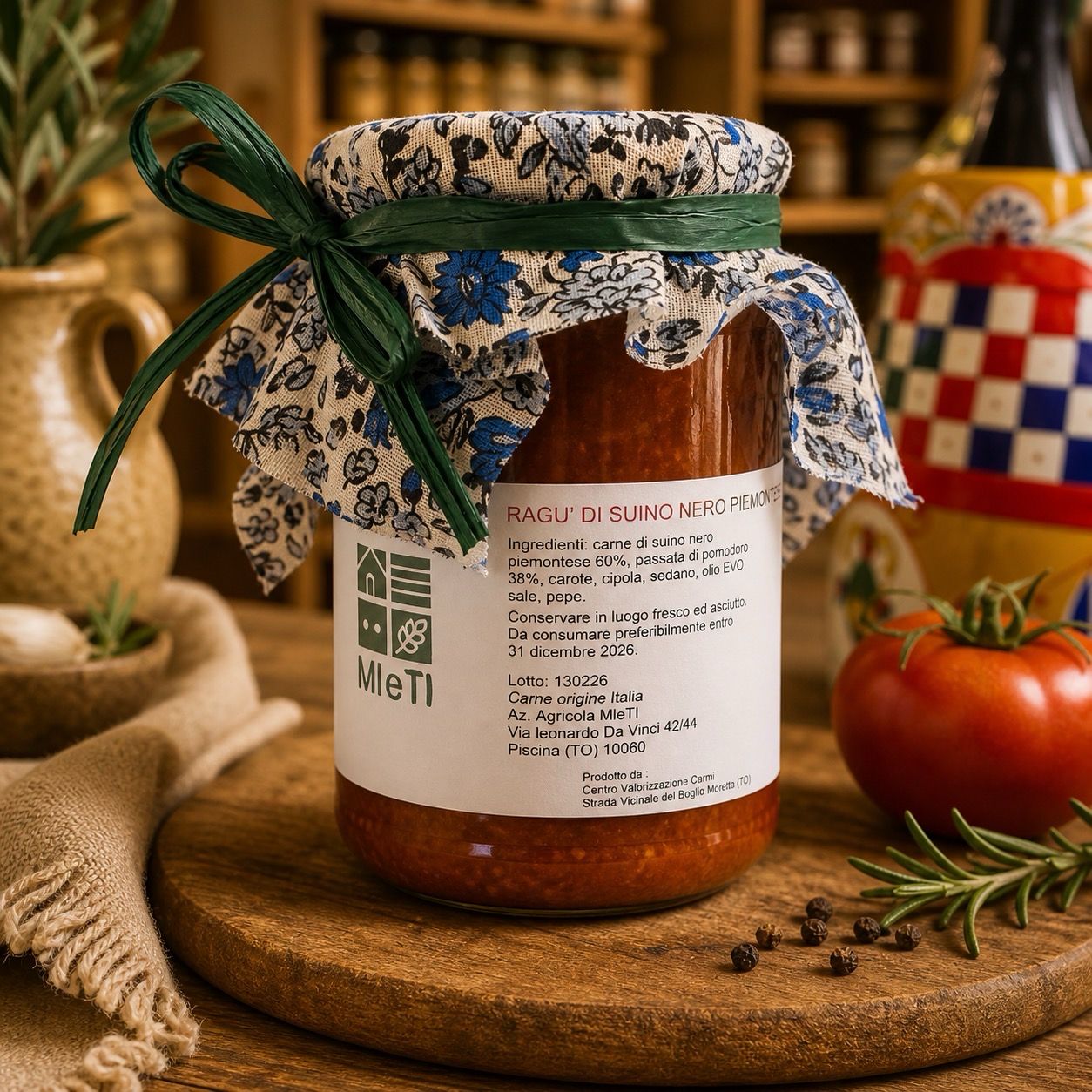 Ragù di Suino Nero Piemontese – Az. Agricola MleTI