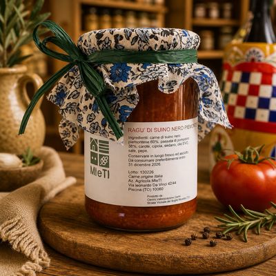 Ragù di Suino Nero Piemontese – Az. Agricola MleTI