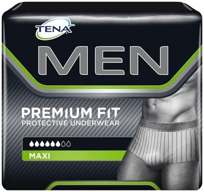 TENA Men Premium Fit Protective Underwear Level 4 Medium 12 Pants