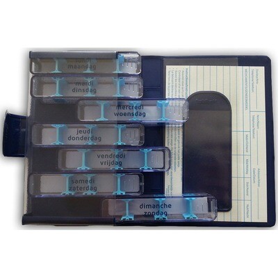 PILULIER HEBDOMADAIRE MEDIDOSE BLEU