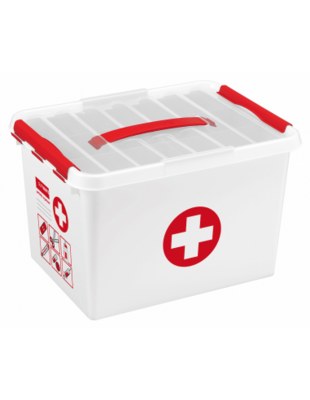 Q-LINE Secours 22 litres 40 X 30 X 26 CM + 1 Panier