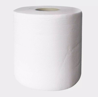 BOBINES DE PAPIER MAXI À DÉVIDAGE CENTRAL - 450 FORMATS - PLIS GAUFRÉS / 6 pièces