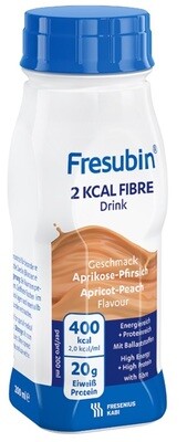Fresubin Drink 2 Kcal FIBRE 4 x 200 ml ABRICOT- PÊCHE