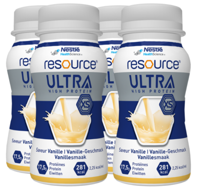 Resource® Ultra VANILLE  Pack 4 x 125 ml