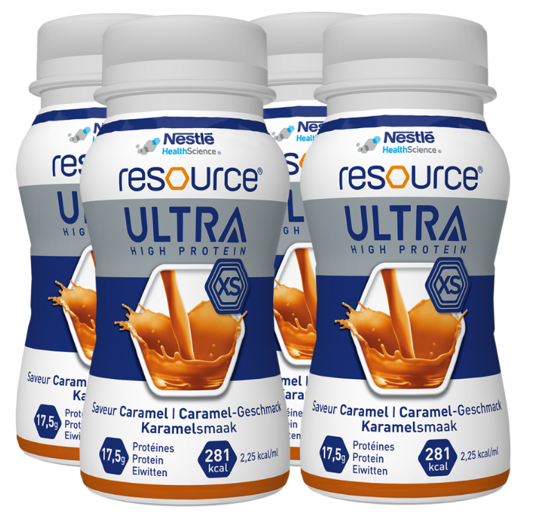 Resource® Ultra CARAMEL  Pack 4 x 125 ml