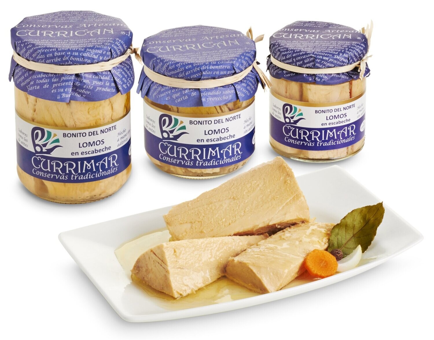 LOMOS DE BONITO DEL NORTE EN ESCABECHE 240 g