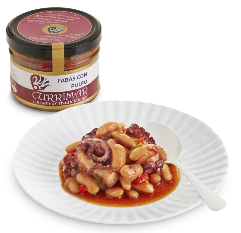 FABAS CON PULPO
