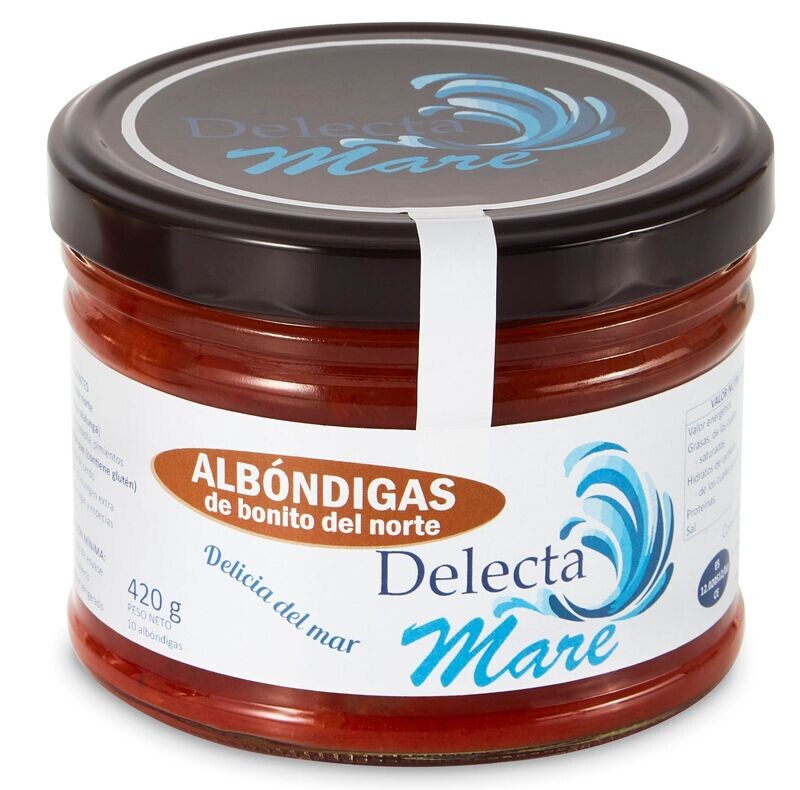 DELECTA MARE - ALBÓNDIGAS DE BONITO DEL NORTE EN SALSA DE TOMATE 475