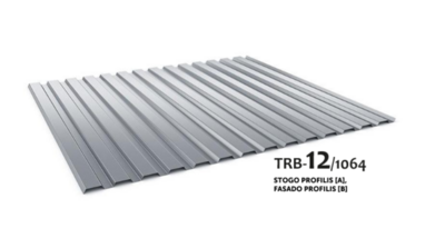 TRB - 12/1064 stogo / fasado profiliai - trapeciniai lakštai