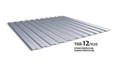 TRB - 12/1120 stogo / fasado profiliai - trapeciniai lakštai
