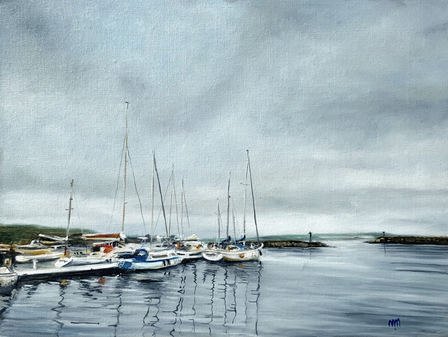 Boats in Rathlin Harbour, Rathlin Island