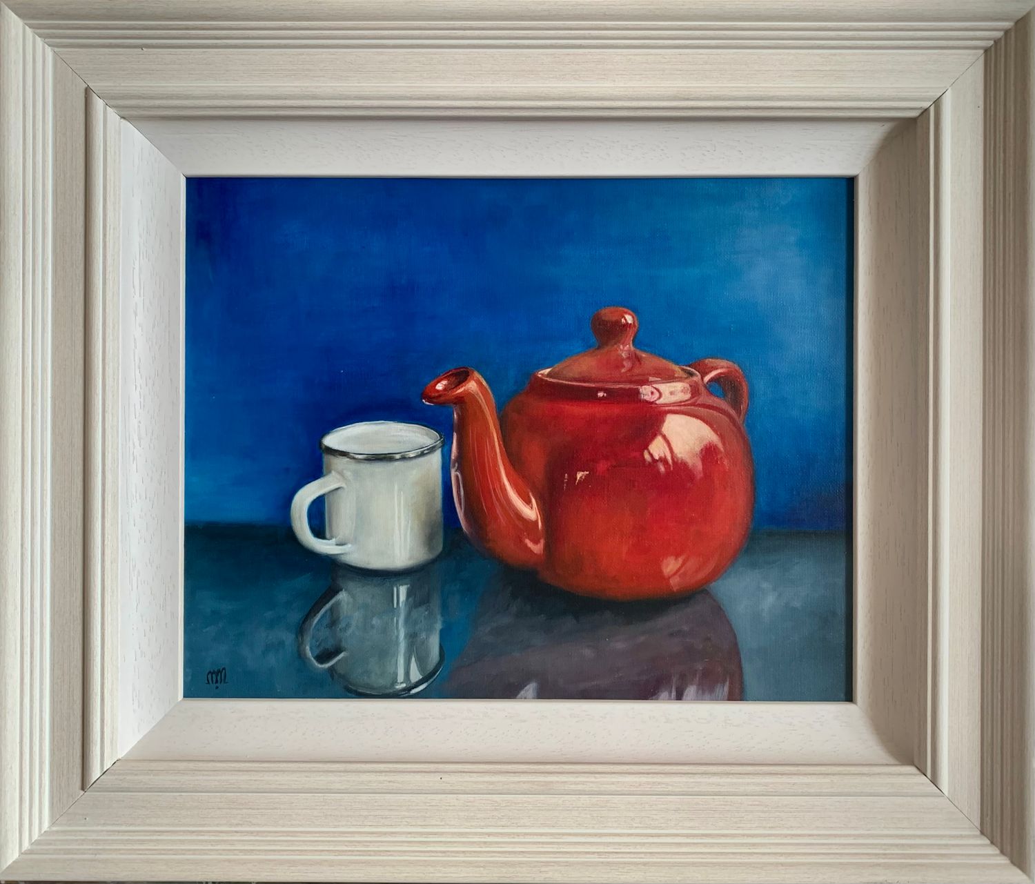 ​White Cup, Red Pot