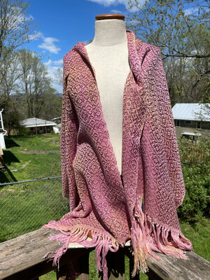 Hand Dyed Handwoven Tencel/Cotton Shawl Hand Dyed Handwoven Tencel/Cotton Shawl