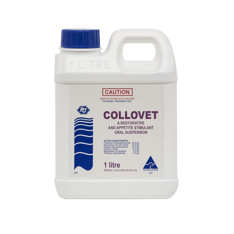 Collovet Appetite Stimulant - 1 Ltr Bottle Collovet Appetite Stimulant - 1 Ltr Bottle