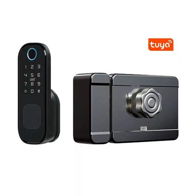 Smart Door Lock (Fingerprint/Key/Code/App)