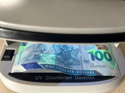 Portable Counterfeit Cash Detector (Rechargeable)