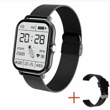Smart Watch (Stainless Steel + Silicone Band) Smart Watch (Stainless Steel + Silicone Band)