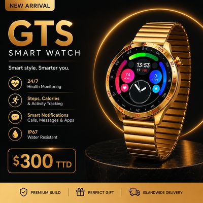 GTS Smart Watch (GOLD)