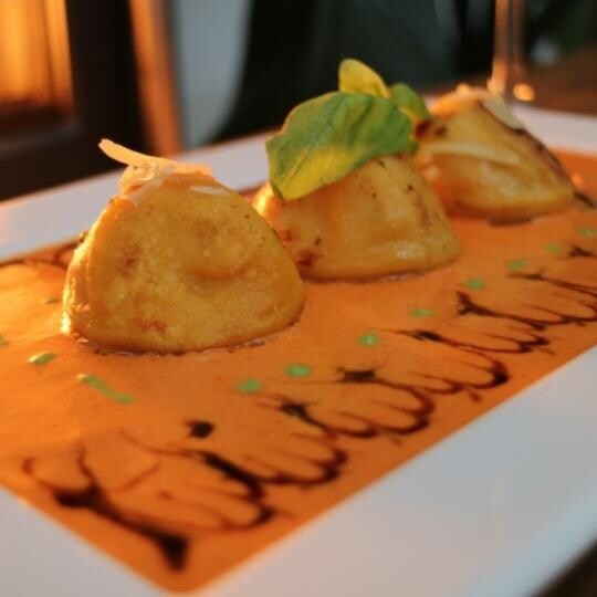 Budakiss de ACEITUNAS y CUATRO QUESOS -  Masa con Papa y Morrón x500grs 