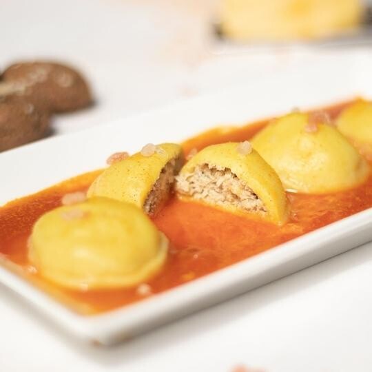 Budakiss de HIGO TURCO y ROQUEFORT - Masa con Boniato Zanahoria x750grs