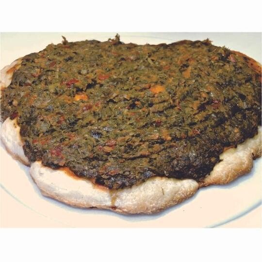 PIZZA VEGANA Fermentación 3 Días con MASA MADRE c/Verduras de Estación x1 - x550grs