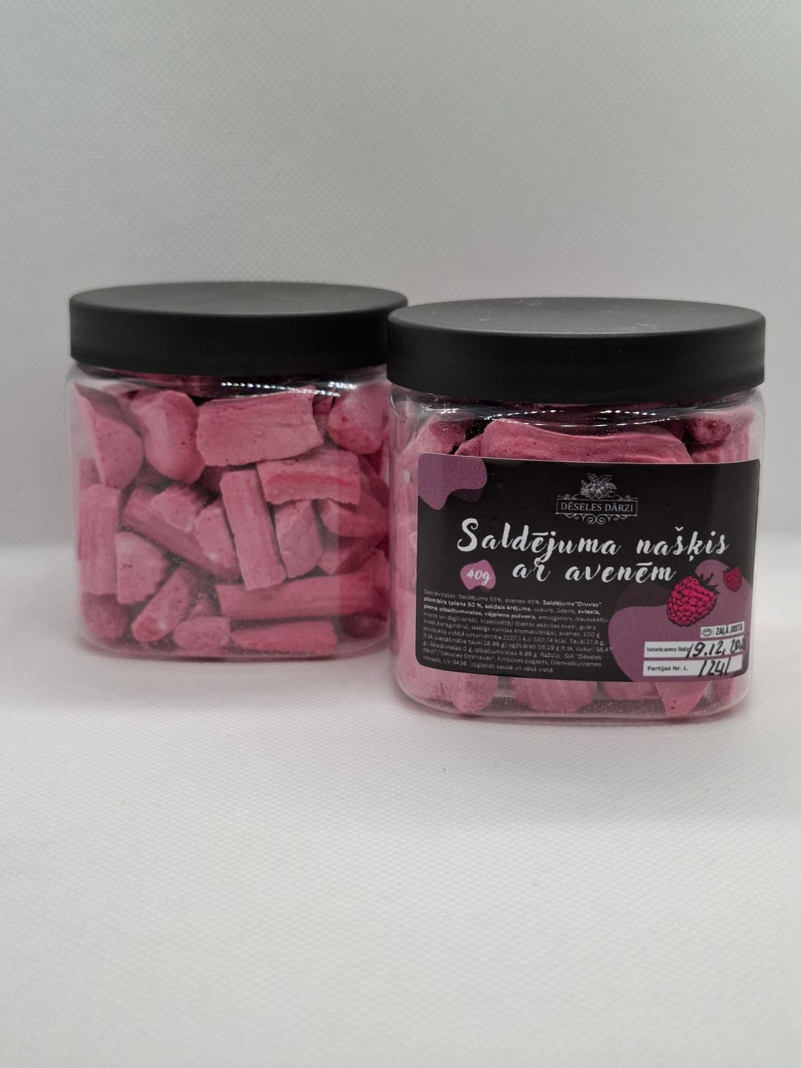 Saldējuma našķis ar avenēm (liofilizēts) 40g